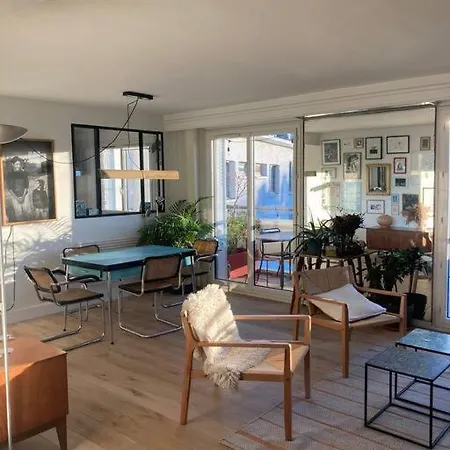 Loft En Dernier Etage Proche Des Buttes Chaumont