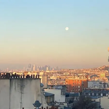 Loft En Dernier Etage Proche Des Buttes Chaumont *