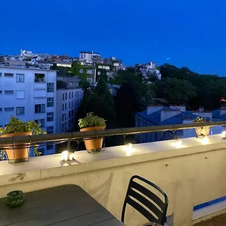 Loft En Dernier Etage Proche Des Buttes Chaumont Appartamento Parigi