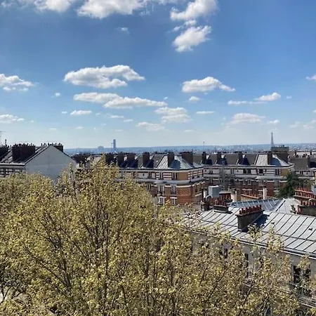 Loft En Dernier Etage Proche Des Buttes Chaumont Appartamento